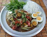 รูปขั้นตอนการทำที่ 3 ของ ส้มตำ..ตำปูปลาร้า