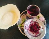 A picture of step 1 of BEETROOT PANCAKE (Beetroot CHILLA) 😋.