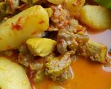 Foto langkah ke 8 dari resep Tetel/urat sapi+kentang santan pedaass😋😋.