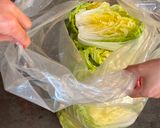 A picture of step 1 of Authentic Kimchi; make with Kimchi crews!.