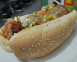 Foto del paso 10 de la receta: Perrito🌭caliente🧀a mi estilo🥑🍅🧅