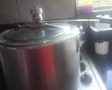 A picture of step 1 of "sancocho" my family favorite recipe.