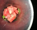 A picture of step 1 of Watermelon lemonade.