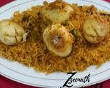 A picture of step 6 of Qeema Anda Dum Biryani.