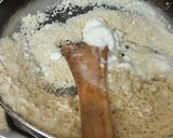A picture of step 3 of Rava decicated coconut dry fruits  modak.