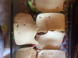 Pimentones rellenos con pollo