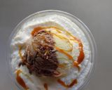 Gambar langkah 4 resipi Salted Caramel Mocha Avalanche.