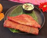 A picture of step 6 of Red lentils Ragi beetroot Dosa.