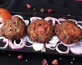 A picture of step 9 of Chapli kabab (Peshawari Kebab).