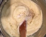 Foto del paso 4 de la receta: Bacalao confitado con puré de patatas, alcachofas y habitas