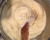 Foto del paso 4 de la receta: Bacalao confitado con puré de patatas, alcachofas y habitas