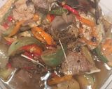 Foto langkah ke 3 dari resep Tumis Ikan tongkol asin campur terong ijo.