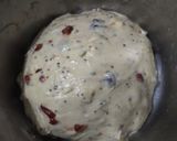 Foto langkah ke 4 dari resep Cranberry Chia Cheese Bread (Metode Poolish).