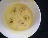 A picture of step 6 of Ras Malai.