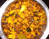 A picture of step 8 of Cauliflower curry masala.