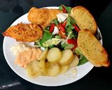 A picture of step 7 of My Buttermilk Battered Chicken breasts with Salad 🤗.
