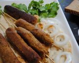 A picture of step 11 of Vegetarian kebab.