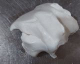 A picture of step 2 of Rice flour roti.
