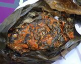 Foto langkah ke 7 dari resep Pepes Ikan Mas Daun Kemangi.