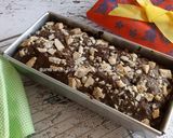 Foto langkah ke 5 dari resep Brownies Selai Coklat Rasa Kopi.