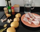Foto del paso 1 de la receta: Pollo con patatas de matrícula de honor!!! (Thermomix)