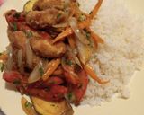 Foto del paso 9 de la receta: Saltado de pollo con papas especiales