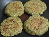 Hamburguesas de mote y avena veganas