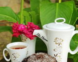 عکس مرحله 2 از دستور کیک شکلاتی نارگیلی