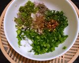 A picture of step 1 of Ghughra sandwich.