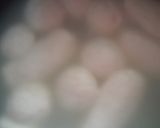 A picture of step 1 of Chum chum and rasgulla.