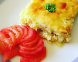 Foto del paso 9 de la receta: Budín de zapallo italiano con pollo 🍗