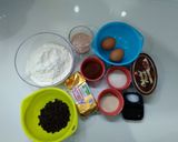 Foto langkah ke 1 dari resep Fluffy Triple Choco Bread.