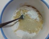 A picture of step 2 of Green banana bhajia.
