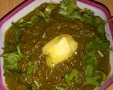A picture of step 9 of Makke ki roti & Sarso ka Saag.