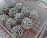 Foto langkah ke 7 dari resep Bola bola ubi ungu isi coklat lumeeer simpel.