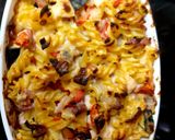 A picture of step 8 of My Chilli Chicken & Bacon Pasta Bake with Melted Cheese ?💋.