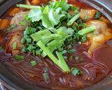 Hình bước làm 3 của món Korean braised chicken-Andong JjimDak