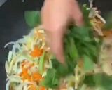 A picture of step 13 of Japchae (Sweet potato starch noodles).