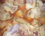 A picture of step 1 of Beef nihari.
