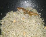 A picture of step 4 of Coriander rice.
