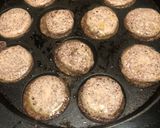 A picture of step 2 of Sprouted Ragi Appe with coconut chatani.