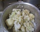 A picture of step 1 of Gobhi Manchurian.