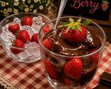 Foto langkah ke 5 dari resep Strawberry Cokelat Siram Viral (Chocoberry).