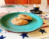 Φωτογραφία βήματος 11 της συνταγής American double chocolate chip & macadamia cookies