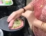 A picture of step 3 of Beetroot Paneer Paratha Bites.