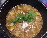 Foto del paso 4 de la receta: Sopa de setas con jamón y huevo