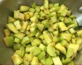 A picture of step 1 of Bottle Gourd sabji.