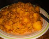A picture of step 11 of Porridge Beans and Irish potato.