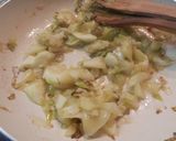 A picture of step 3 of Zucchini Tortilla with Leeks and Manchego Cheese.