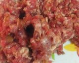 A picture of step 1 of Beef burger.